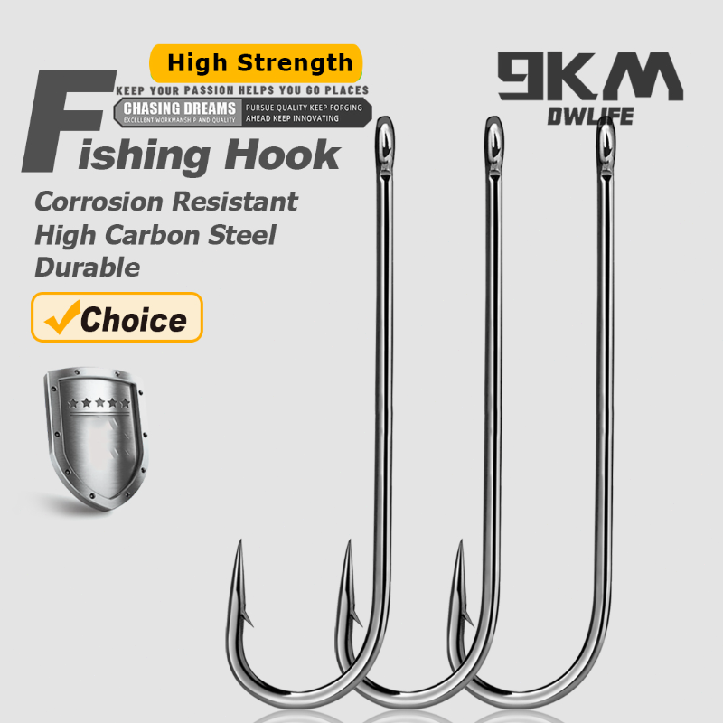 Fishing Hook Size - 9KM Aberdeen Hooks Long Shank Fishing
