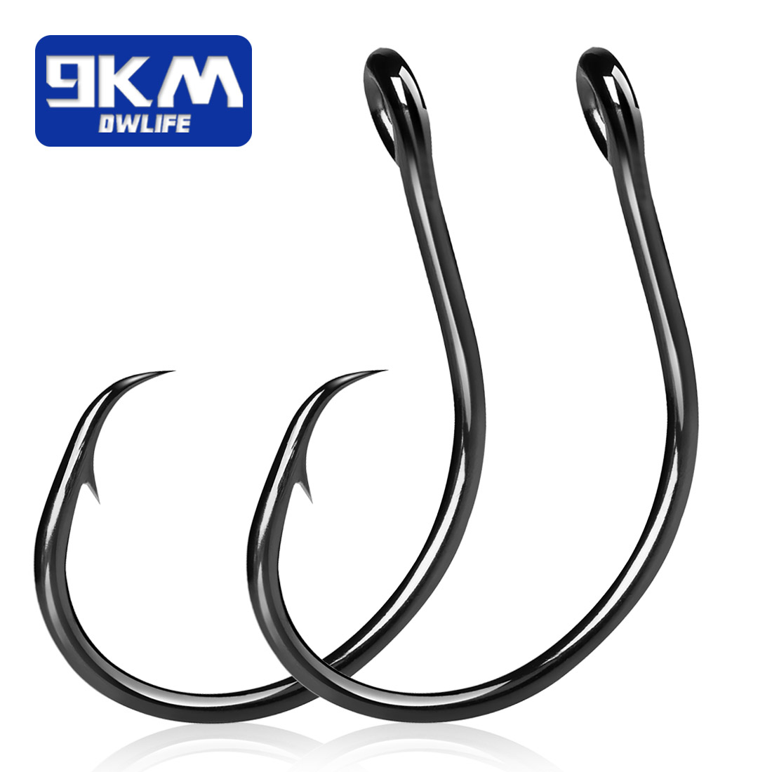 9KM 25-50Pcs Inline Wide Gap C - огляд і ціна Fishing Hook Offset
