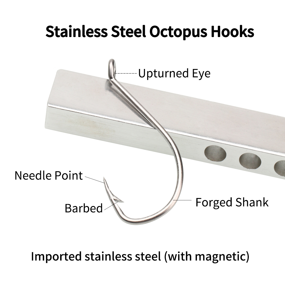 Ellllv Stainless Steel Octopus - огляд і ціна Fishing Hook Assortment